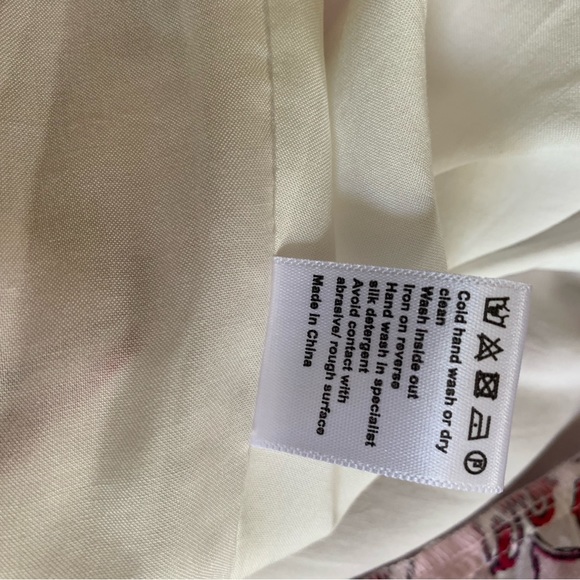 Me+Em pink brocade belted tiered dress. U.K. 16 worn once like new - Picture 13 of 16